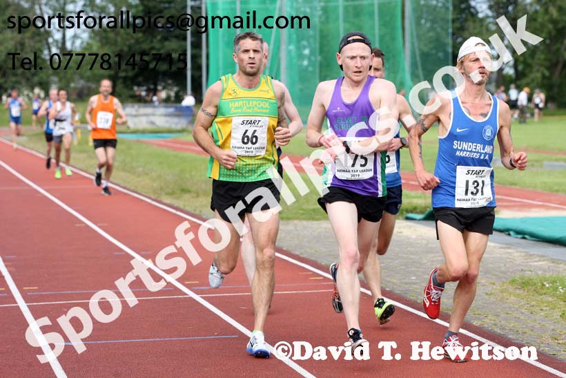Mens 5000 metres, 2019 NEMA Track and Field Champs, Monkton. Photo:  David T. Hewitson/Sports for All Pics
